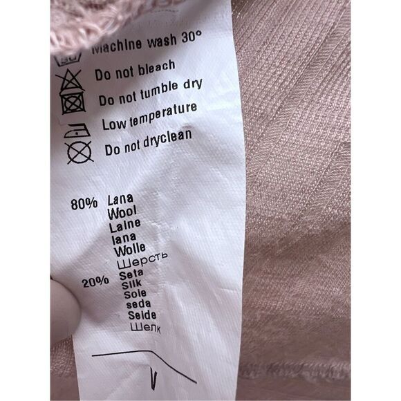 Lisanza Women Open Front Wool & Silk Size V - Picture 6 of 6